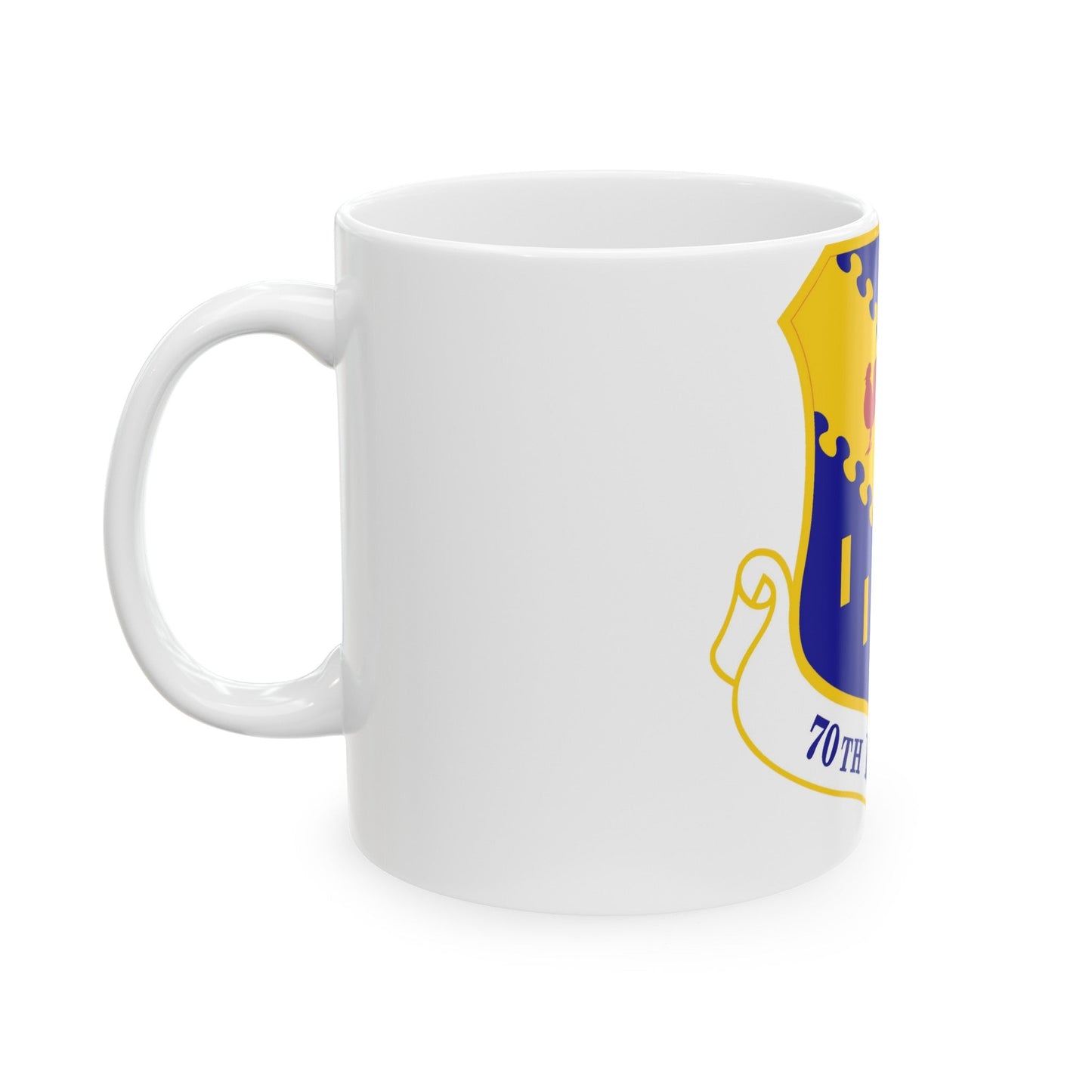 70th Intelligence Surveillance and Reconnaissance Wing (U.S. Air Force) White Coffee Mug-The Sticker Space