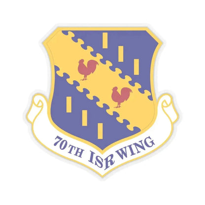 70th Intelligence Surveillance and Reconnaissance Wing (U.S. Air Force) STICKER Vinyl Kiss-Cut Decal 6 Inch Transparent - The Sticker Space