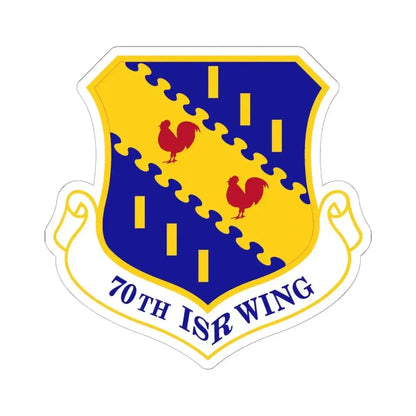 70th Intelligence Surveillance and Reconnaissance Wing (U.S. Air Force) STICKER Vinyl Kiss-Cut Decal 6 Inch White - The Sticker Space