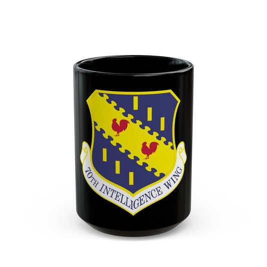 70th Intelligence Wing (U.S. Air Force) Black Coffee Mug-15oz-The Sticker Space