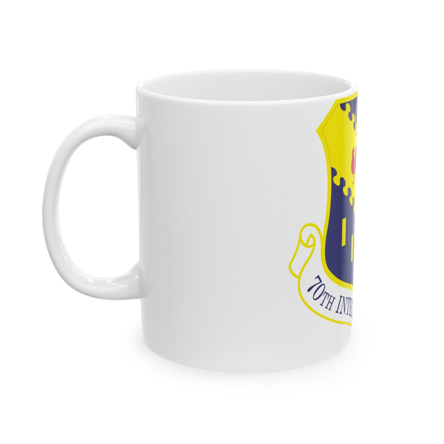 70th Intelligence Wing (U.S. Air Force) White Coffee Mug-The Sticker Space