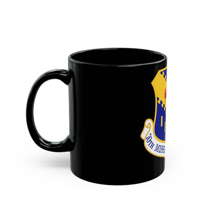 70th Mission Support Group (U.S. Air Force) Black Coffee Mug-The Sticker Space