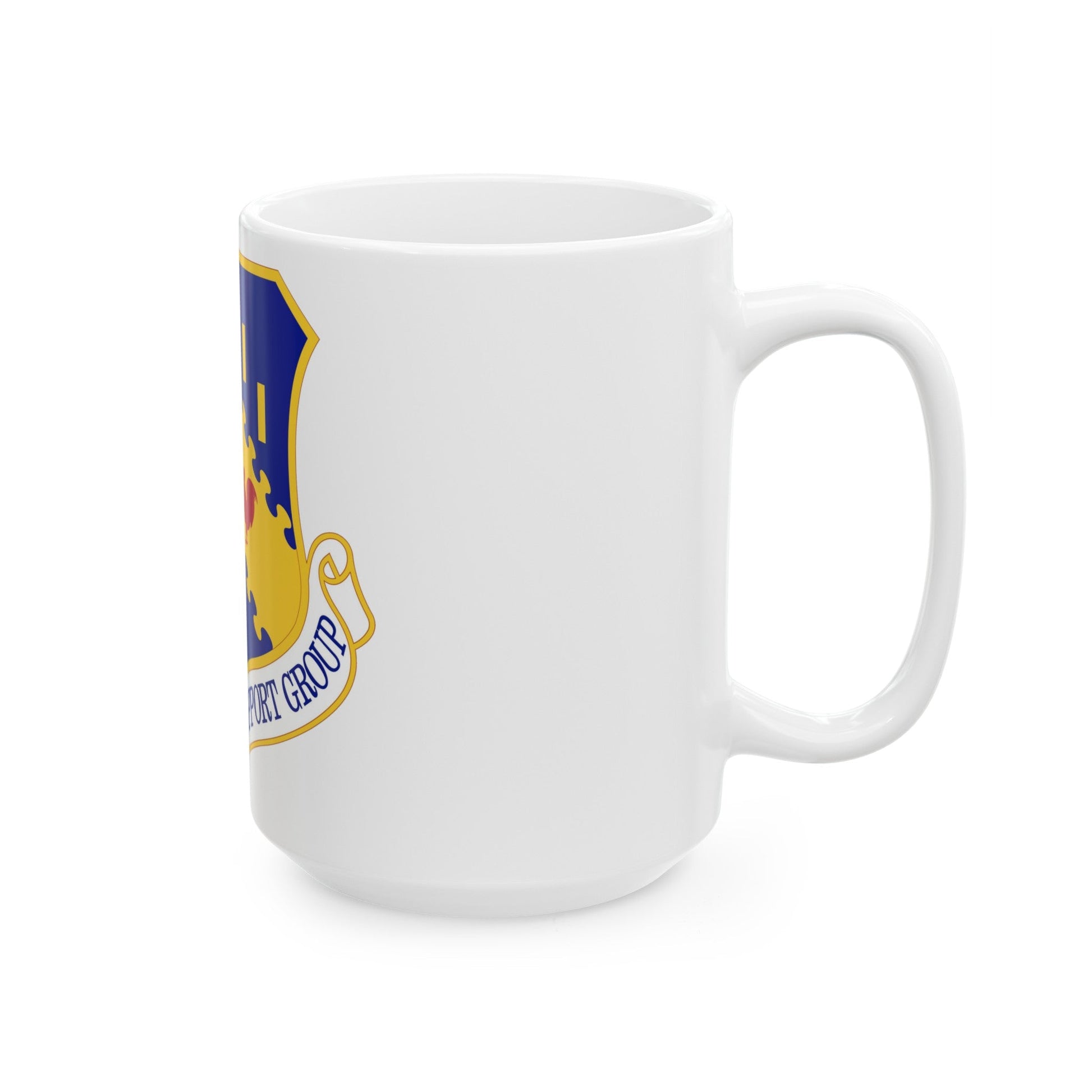 70th Mission Support Group (U.S. Air Force) White Coffee Mug-The Sticker Space