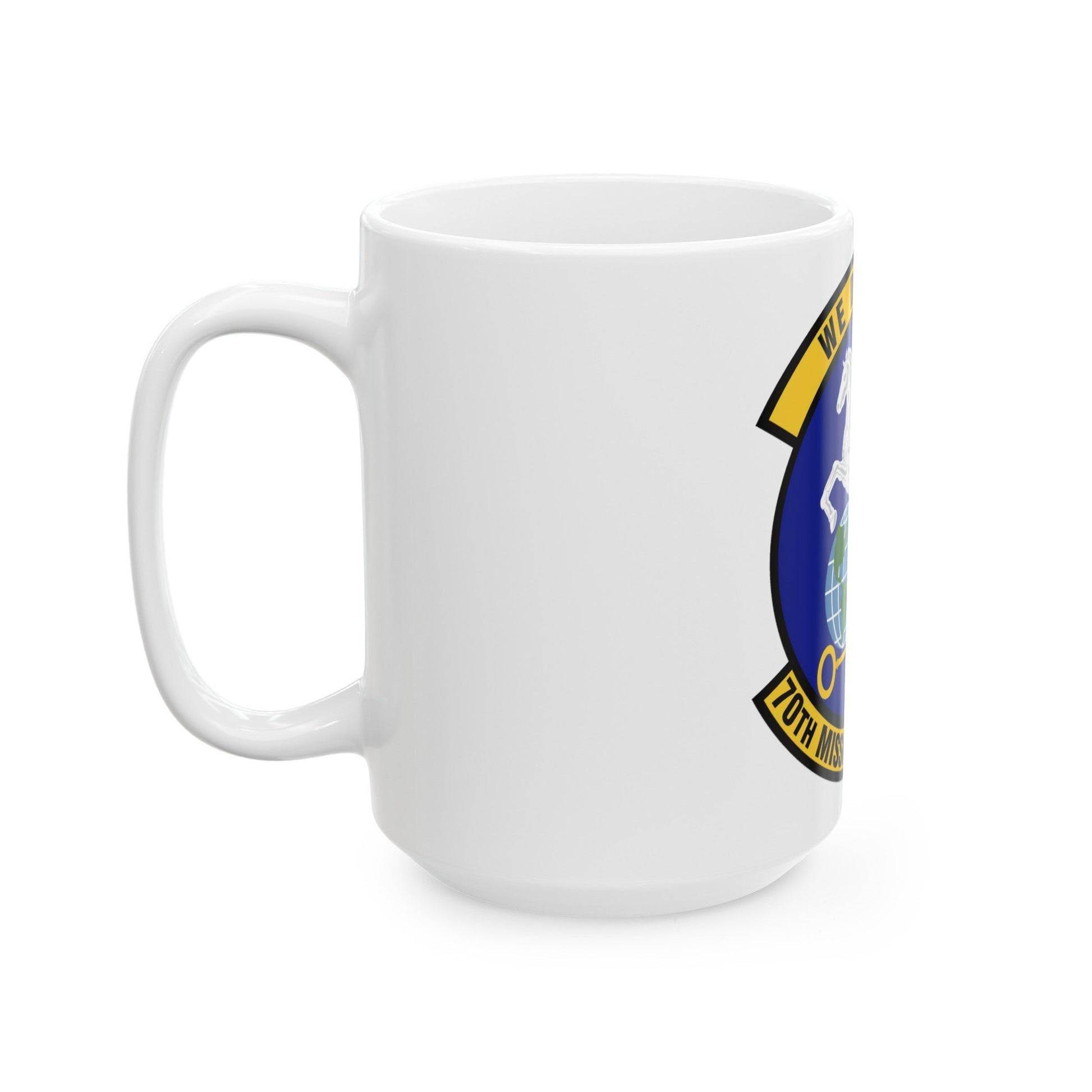 70th Mission Support Squadron (U.S. Air Force) White Coffee Mug-The Sticker Space