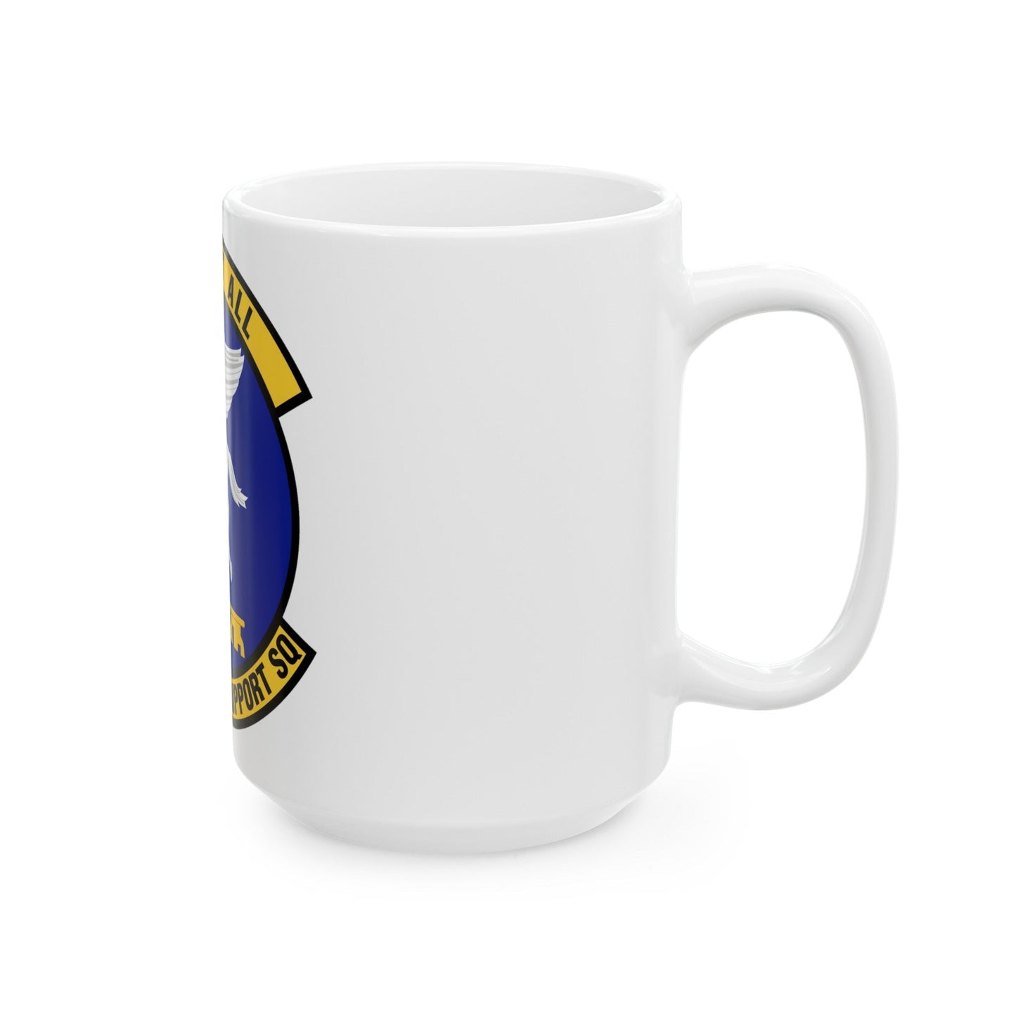 70th Mission Support Squadron (U.S. Air Force) White Coffee Mug-The Sticker Space