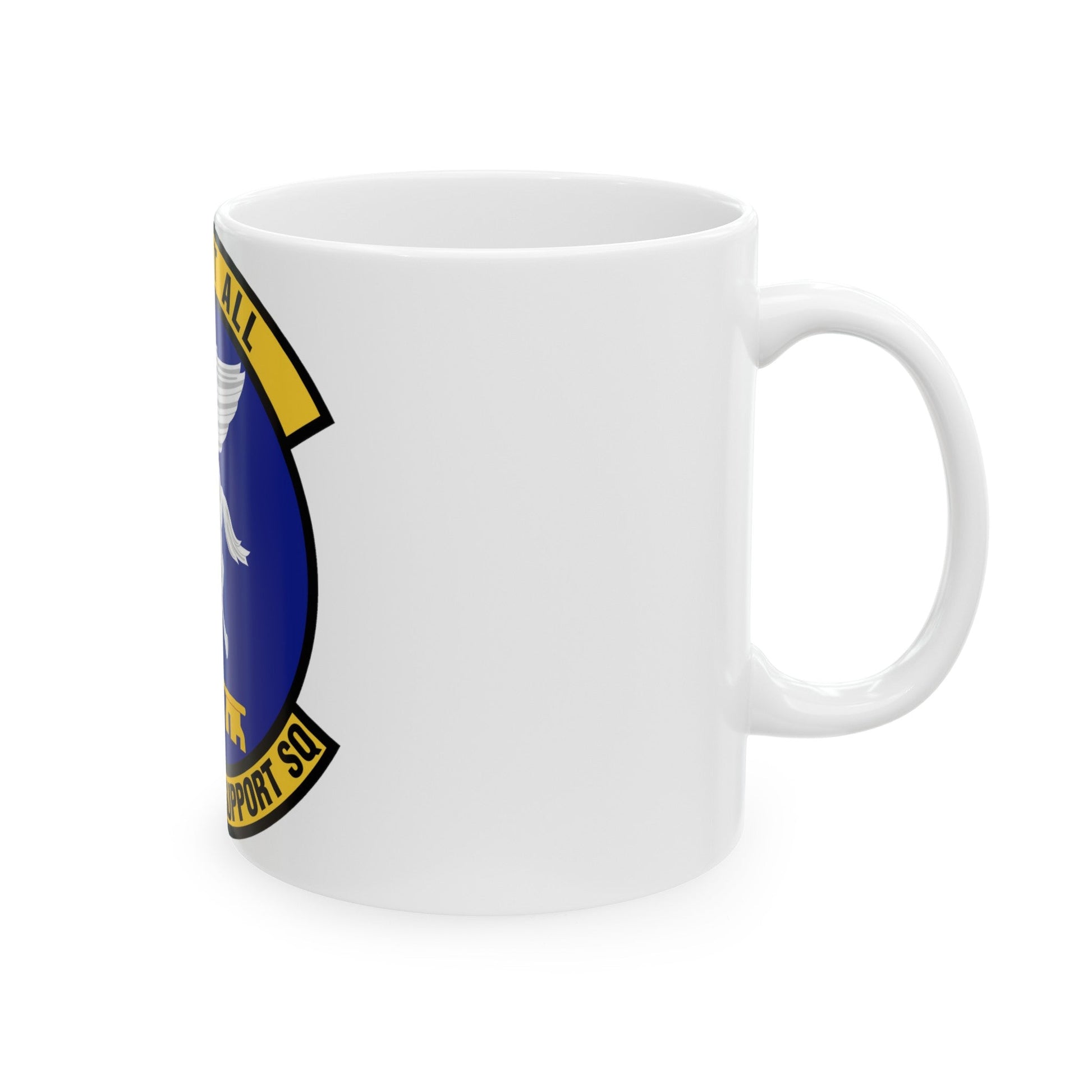 70th Mission Support Squadron (U.S. Air Force) White Coffee Mug-The Sticker Space