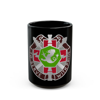 71 Evacuation Hospital (U.S. Army) Black Coffee Mug-15oz-The Sticker Space