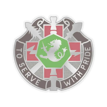 71 Evacuation Hospital (U.S. Army) STICKER Vinyl Kiss-Cut Decal 2 Inch Transparent - The Sticker Space