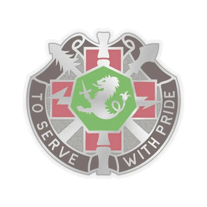 71 Evacuation Hospital (U.S. Army) STICKER Vinyl Kiss-Cut Decal 3 Inch Transparent - The Sticker Space