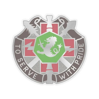 71 Evacuation Hospital (U.S. Army) STICKER Vinyl Kiss-Cut Decal 4 Inch Transparent - The Sticker Space