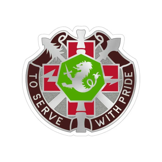 71 Evacuation Hospital (U.S. Army) Transparent STICKER Die-Cut Vinyl Decal 6 Inch - The Sticker Space