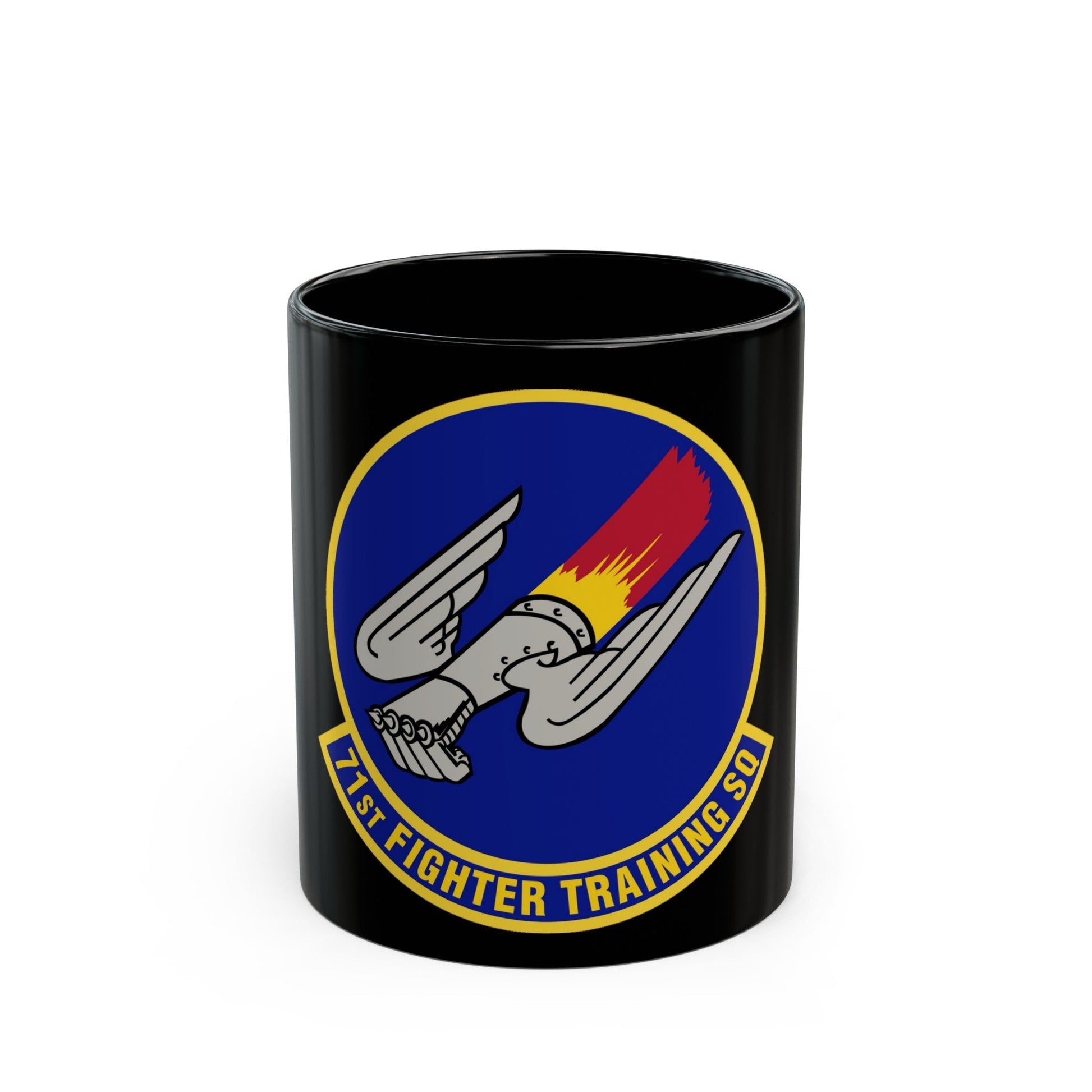 71 Fighter Training Squadron ACC (U.S. Air Force) Black Coffee Mug-11oz-The Sticker Space