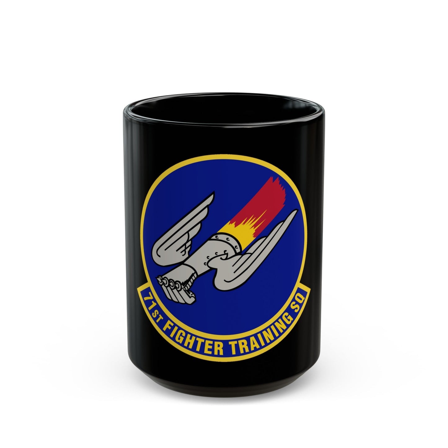 71 Fighter Training Squadron ACC (U.S. Air Force) Black Coffee Mug-15oz-The Sticker Space