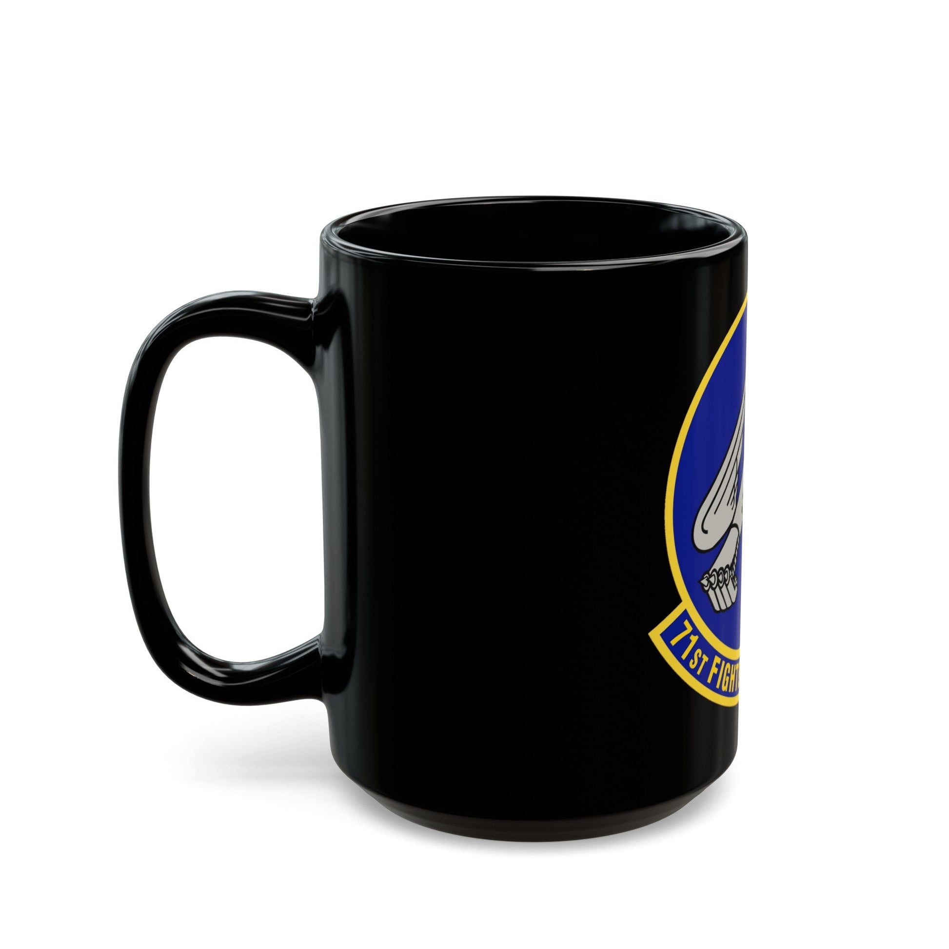 71 Fighter Training Squadron ACC (U.S. Air Force) Black Coffee Mug-The Sticker Space