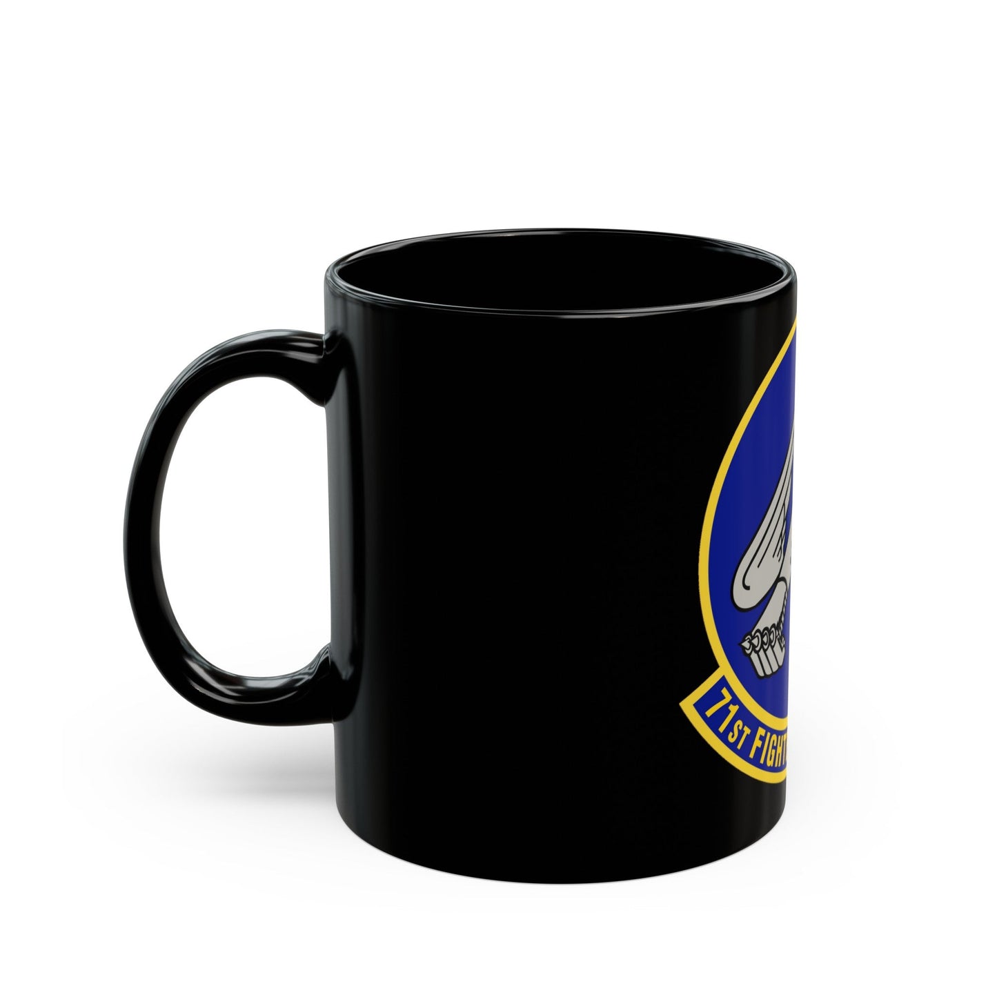 71 Fighter Training Squadron ACC (U.S. Air Force) Black Coffee Mug-The Sticker Space