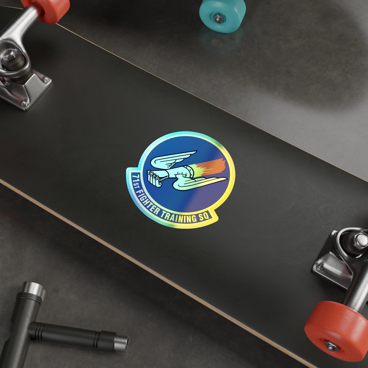 71 Fighter Training Squadron ACC (U.S. Air Force) Holographic STICKER Die-Cut Vinyl Decal-The Sticker Space