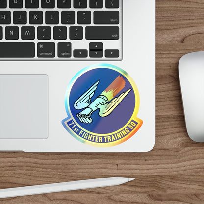 71 Fighter Training Squadron ACC (U.S. Air Force) Holographic STICKER Die-Cut Vinyl Decal-The Sticker Space