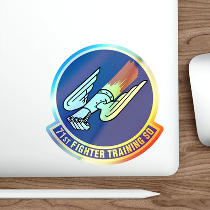 71 Fighter Training Squadron ACC (U.S. Air Force) Holographic STICKER Die-Cut Vinyl Decal-The Sticker Space