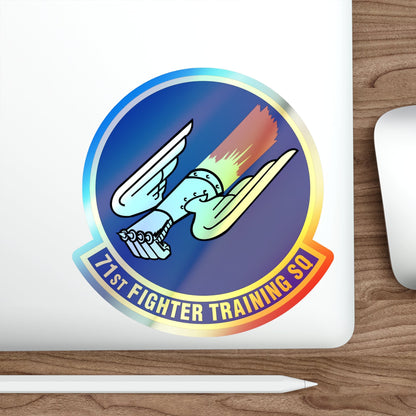 71 Fighter Training Squadron ACC (U.S. Air Force) Holographic STICKER Die-Cut Vinyl Decal-The Sticker Space