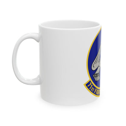 71 Fighter Training Squadron ACC (U.S. Air Force) White Coffee Mug-The Sticker Space