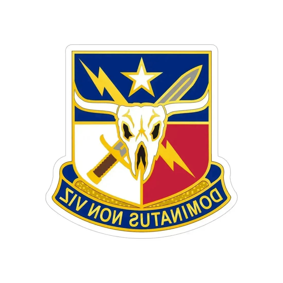 71 Information Operations Group (U.S. Army) REVERSE PRINT Transparent Die-Cut STICKER 5 Inch Die-Cut Transparent - The Sticker Space