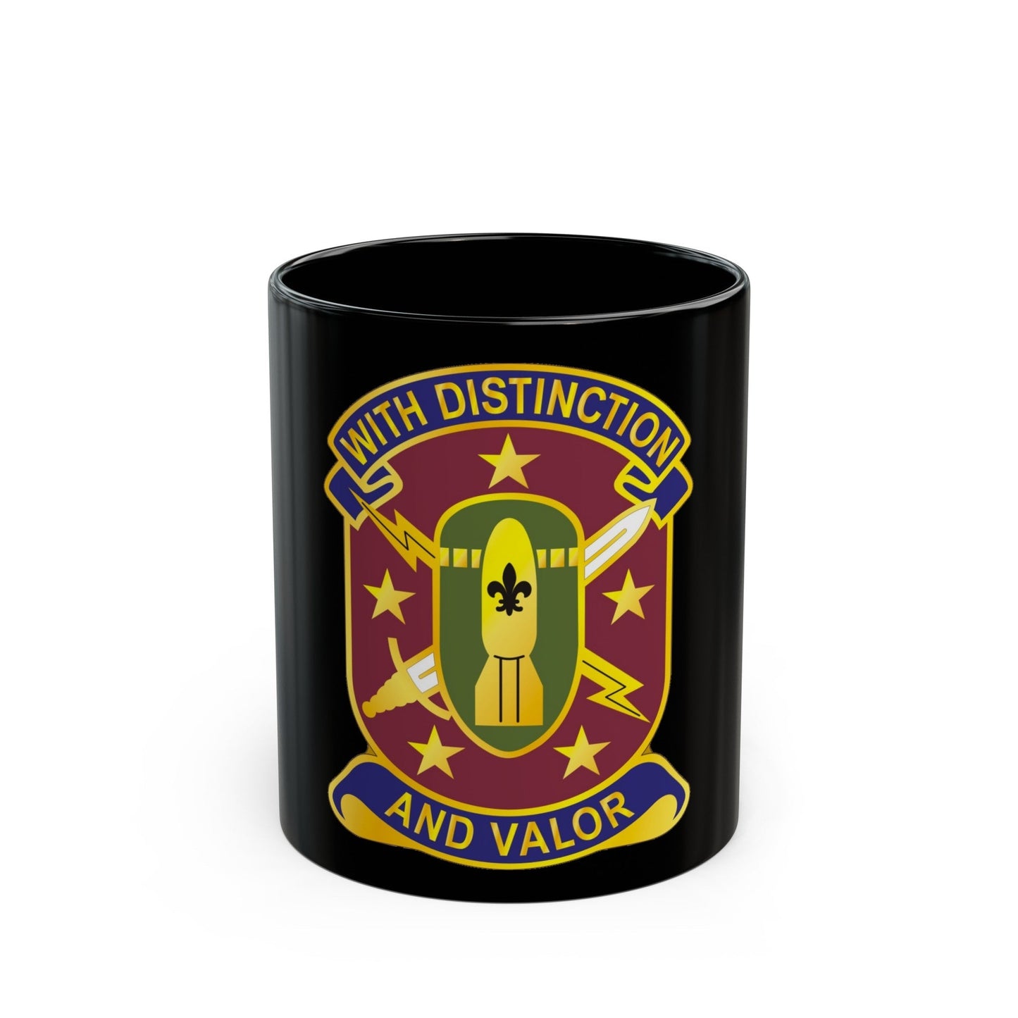 71 Ordnance Group 2 (U.S. Army) Black Coffee Mug-11oz-The Sticker Space