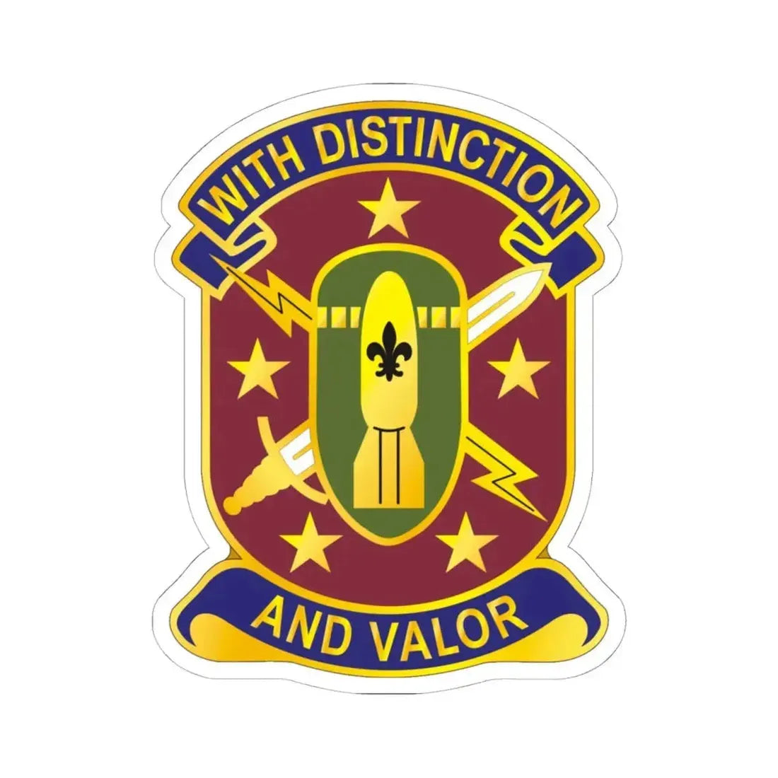 71 Ordnance Group 2 (U.S. Army) STICKER Vinyl Kiss-Cut Decal 6 Inch White - The Sticker Space