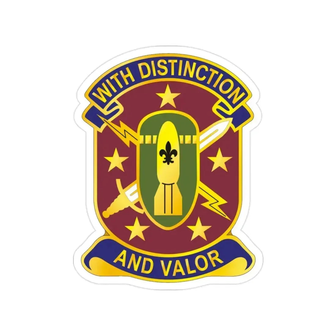 71 Ordnance Group 2 (U.S. Army) Transparent STICKER Die-Cut Vinyl Decal 2 Inch - The Sticker Space