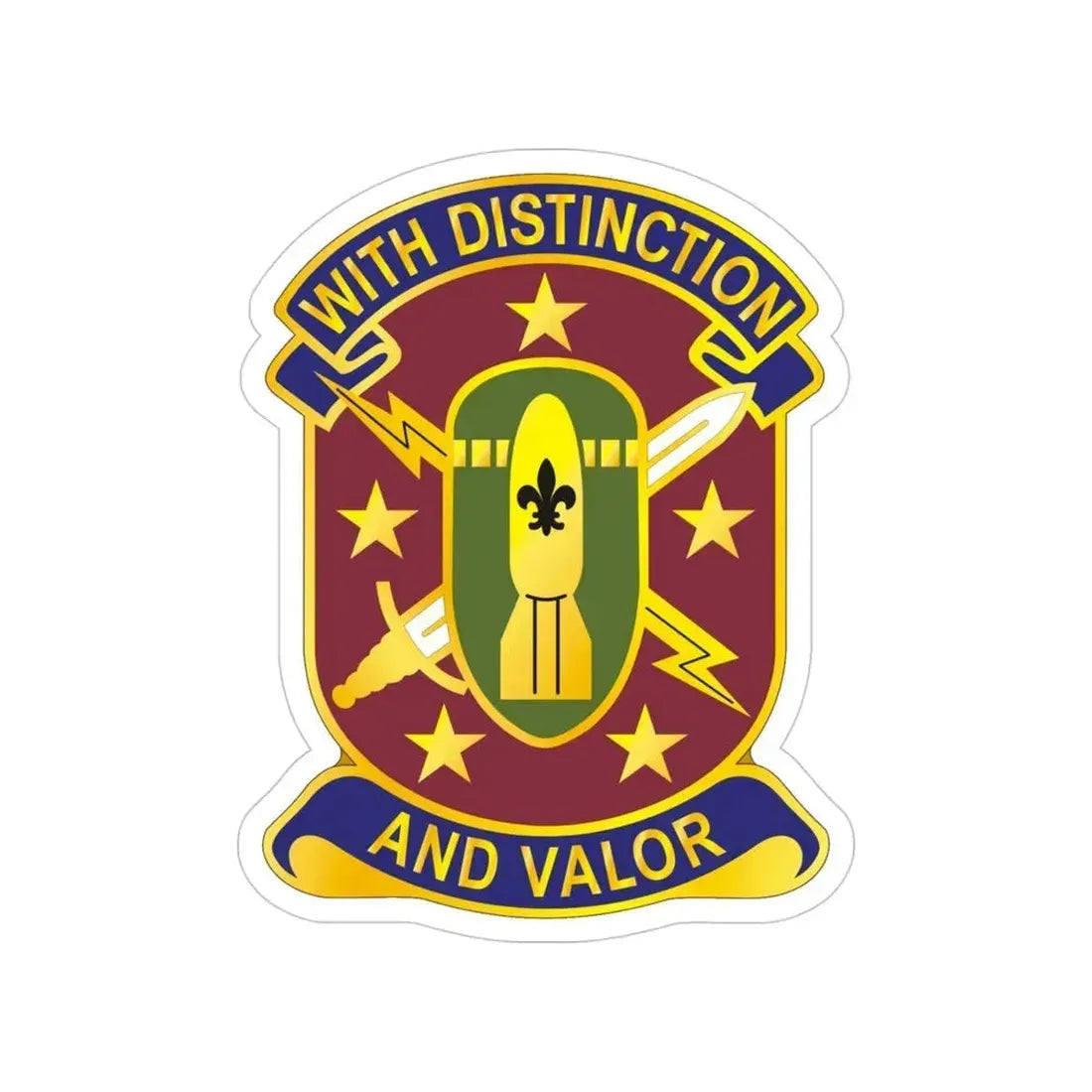 71 Ordnance Group 2 (U.S. Army) Transparent STICKER Die-Cut Vinyl Decal 4 Inch - The Sticker Space