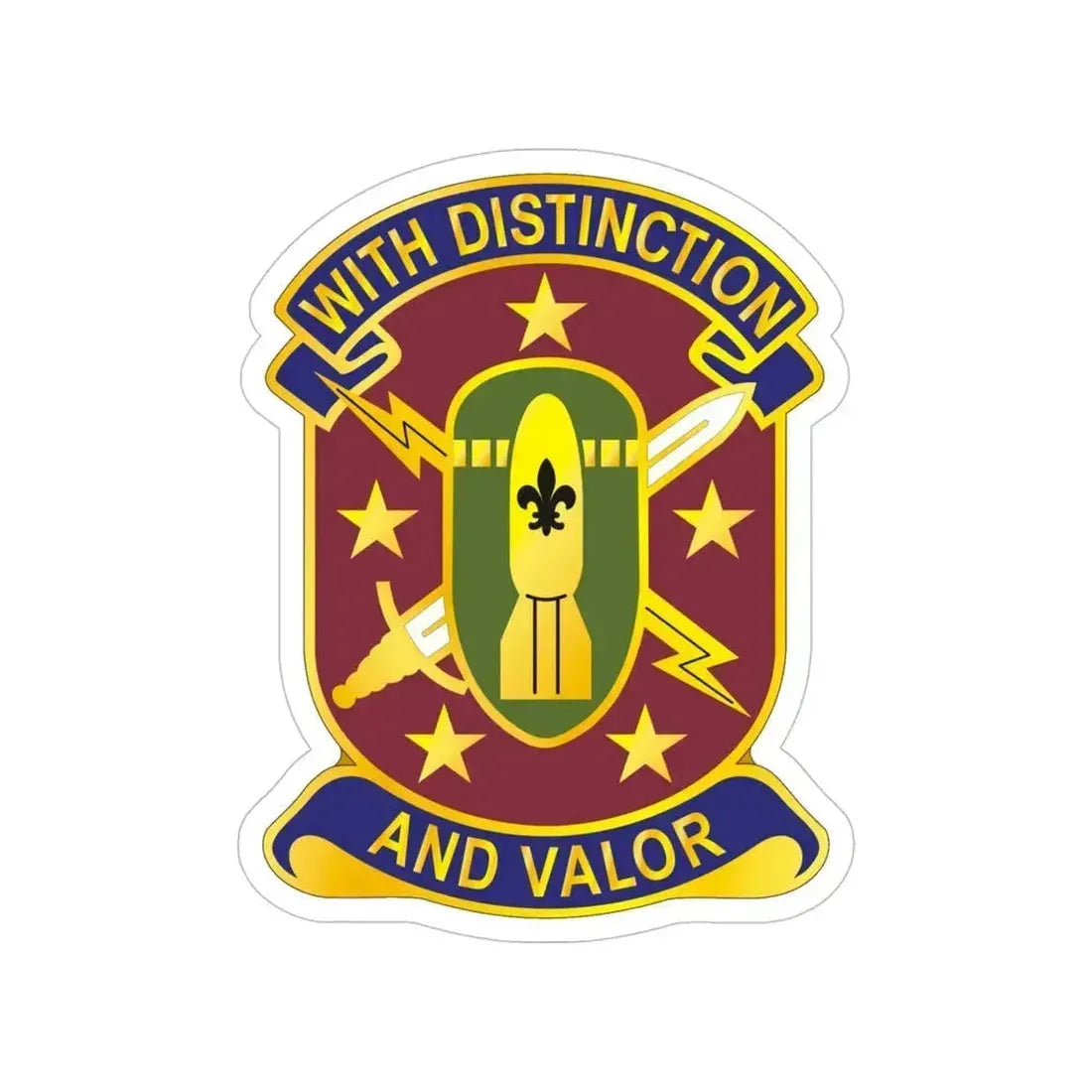 71 Ordnance Group 2 (U.S. Army) Transparent STICKER Die-Cut Vinyl Decal 5 Inch - The Sticker Space