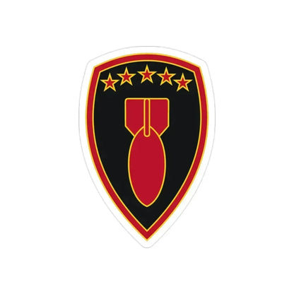 71 Ordnance Group 3 (U.S. Army) REVERSE PRINT Transparent Die-Cut STICKER 2 Inch Die-Cut Transparent - The Sticker Space