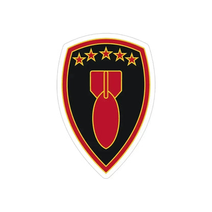 71 Ordnance Group 3 (U.S. Army) REVERSE PRINT Transparent Die-Cut STICKER 4 Inch Die-Cut Transparent - The Sticker Space