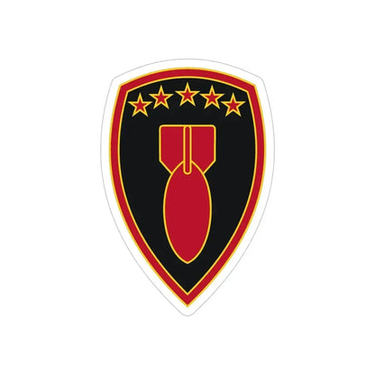 71 Ordnance Group 3 (U.S. Army) REVERSE PRINT Transparent Die-Cut STICKER - The Sticker Space