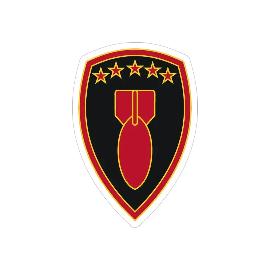 71 Ordnance Group 3 (U.S. Army) REVERSE PRINT Transparent Die-Cut STICKER - The Sticker Space