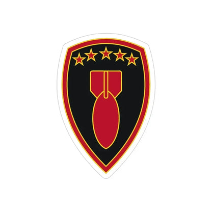 71 Ordnance Group 3 (U.S. Army) REVERSE PRINT Transparent Die-Cut STICKER - The Sticker Space