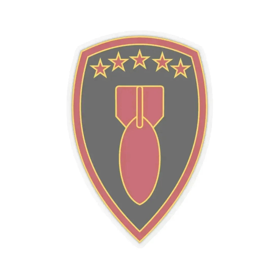 71 Ordnance Group 3 (U.S. Army) STICKER Vinyl Kiss-Cut Decal 2 Inch Transparent - The Sticker Space