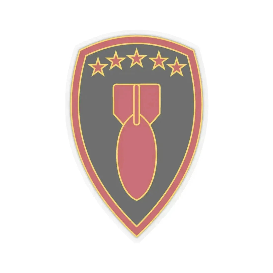 71 Ordnance Group 3 (U.S. Army) STICKER Vinyl Kiss-Cut Decal 3 Inch Transparent - The Sticker Space