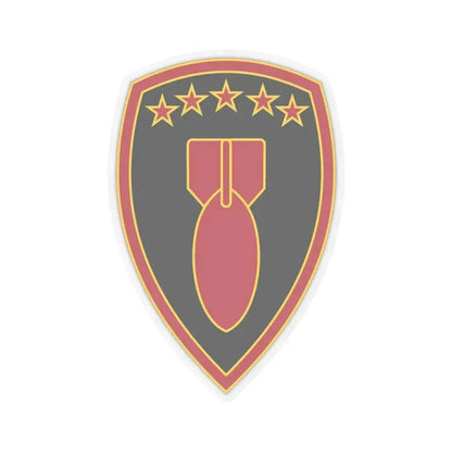 71 Ordnance Group 3 (U.S. Army) STICKER Vinyl Kiss-Cut Decal 4 Inch Transparent - The Sticker Space