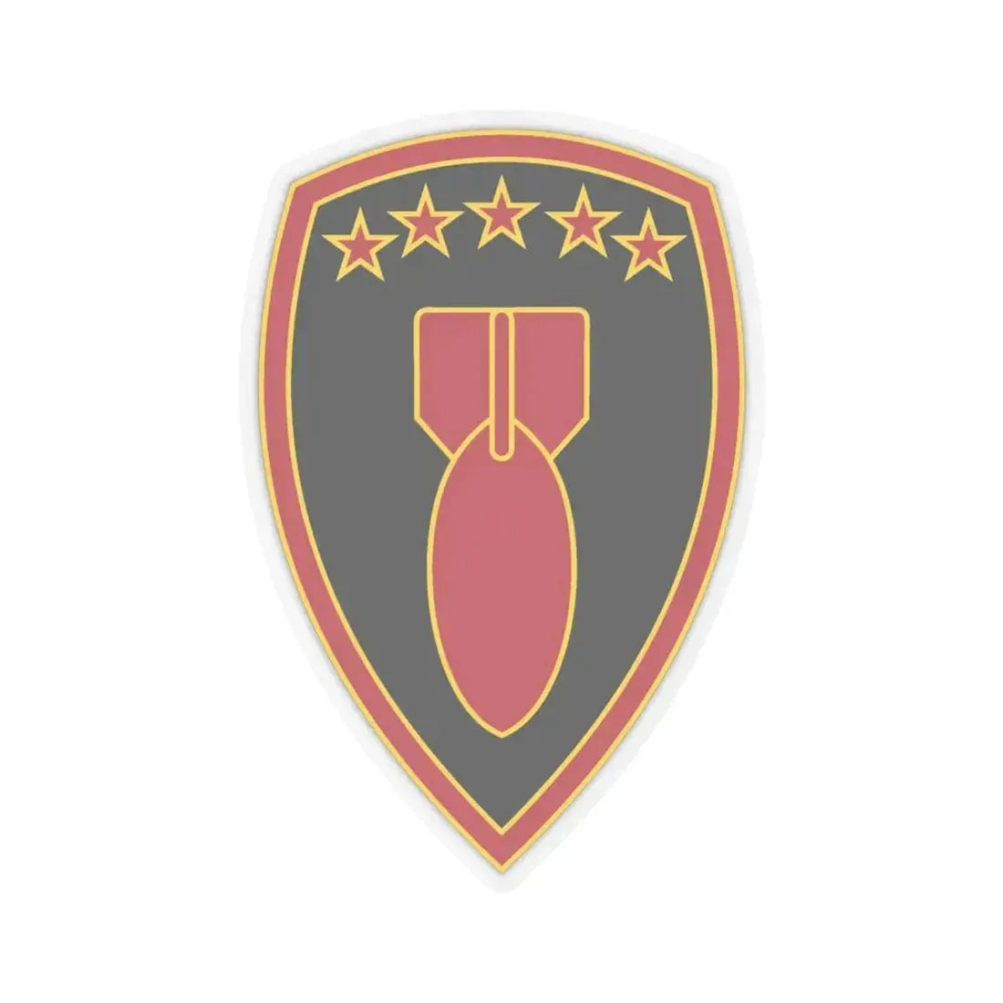 71 Ordnance Group 3 (U.S. Army) STICKER Vinyl Kiss-Cut Decal 6 Inch Transparent - The Sticker Space