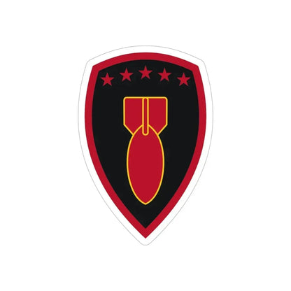 71 Ordnance Group (U.S. Army) REVERSE PRINT Transparent Die-Cut STICKER - The Sticker Space