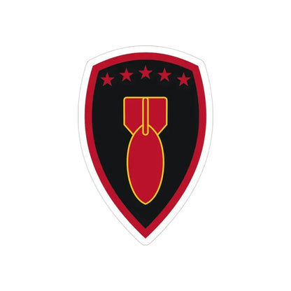 71 Ordnance Group (U.S. Army) REVERSE PRINT Transparent Die-Cut STICKER - The Sticker Space