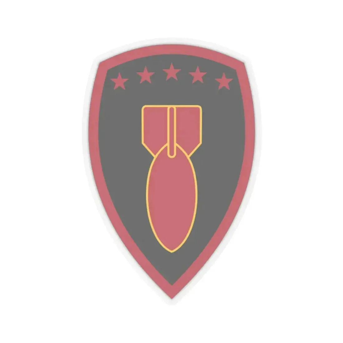 71 Ordnance Group (U.S. Army) STICKER Vinyl Kiss-Cut Decal 2 Inch Transparent - The Sticker Space