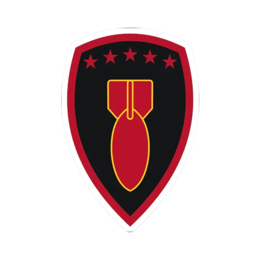 71 Ordnance Group (U.S. Army) STICKER Vinyl Kiss-Cut Decal 2 Inch White - The Sticker Space