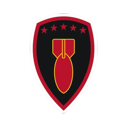 71 Ordnance Group (U.S. Army) STICKER Vinyl Kiss-Cut Decal 2 Inch White - The Sticker Space