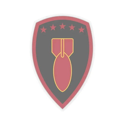 71 Ordnance Group (U.S. Army) STICKER Vinyl Kiss-Cut Decal 3 Inch Transparent - The Sticker Space