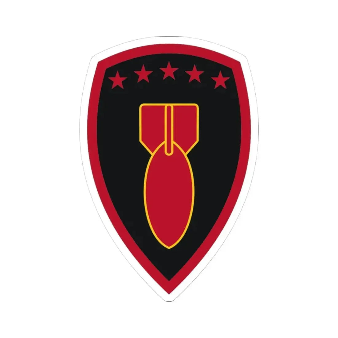 71 Ordnance Group (U.S. Army) STICKER Vinyl Kiss-Cut Decal 3 Inch White - The Sticker Space