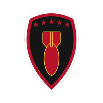 71 Ordnance Group (U.S. Army) STICKER Vinyl Kiss-Cut Decal 3 Inch White - The Sticker Space