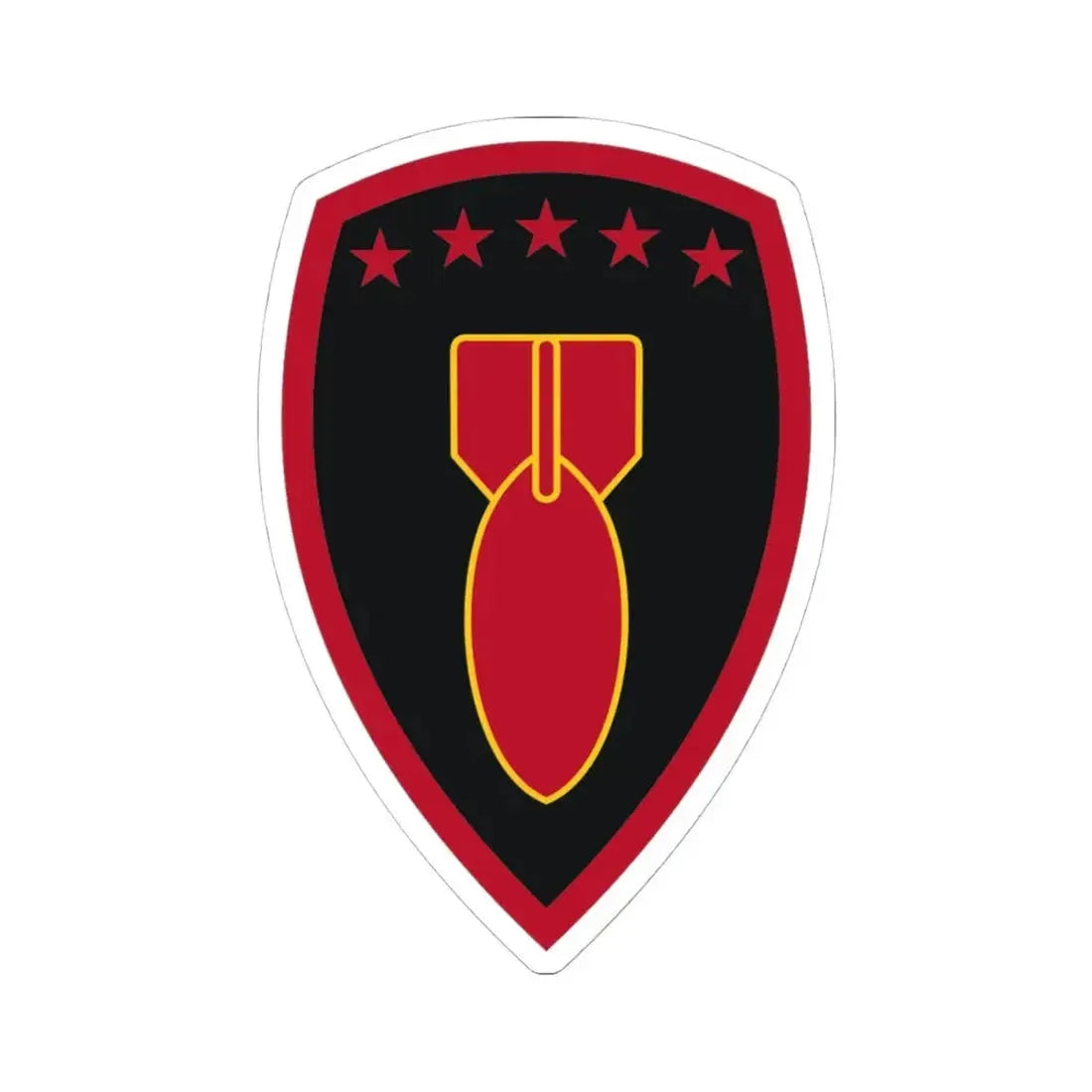 71 Ordnance Group (U.S. Army) STICKER Vinyl Kiss-Cut Decal 4 Inch White - The Sticker Space