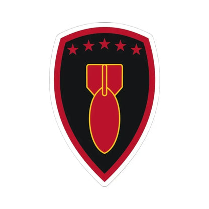 71 Ordnance Group (U.S. Army) STICKER Vinyl Kiss-Cut Decal 4 Inch White - The Sticker Space