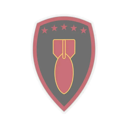 71 Ordnance Group (U.S. Army) STICKER Vinyl Kiss-Cut Decal 6 Inch Transparent - The Sticker Space